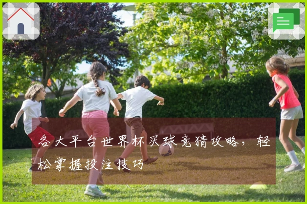 各大平台世界杯买球竞猜攻略，轻松掌握投注技巧